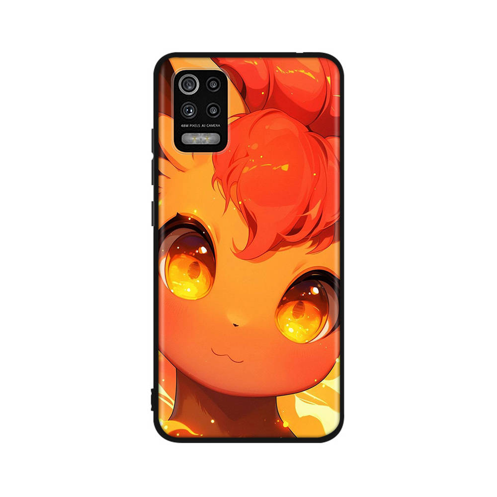 Чехол CT55 Eevee Pokemon для iPhone 16 15 Plus 14 13 12 11 Pro 8 7 6S 6 SE 5S X XR XS Max Realme C30 C33 C31 9I Huawei P30 черный мягкий чехол