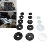 Sheet Metal Dimple Die Tool Set Carbon Steel Flared Hole Dimple Dies Backing Discs Set for Harbor Freight Hydraulic Punch Driver