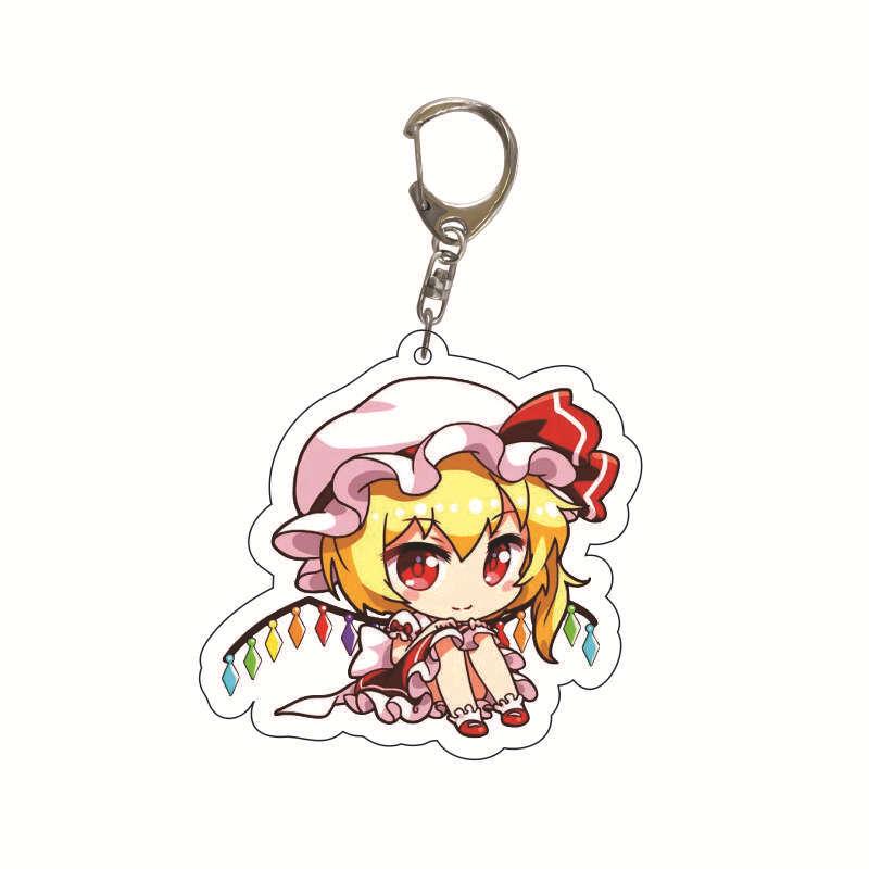 Двусторонняя акриловая брелок-подвеска Touhou Project Хакурей Рейму