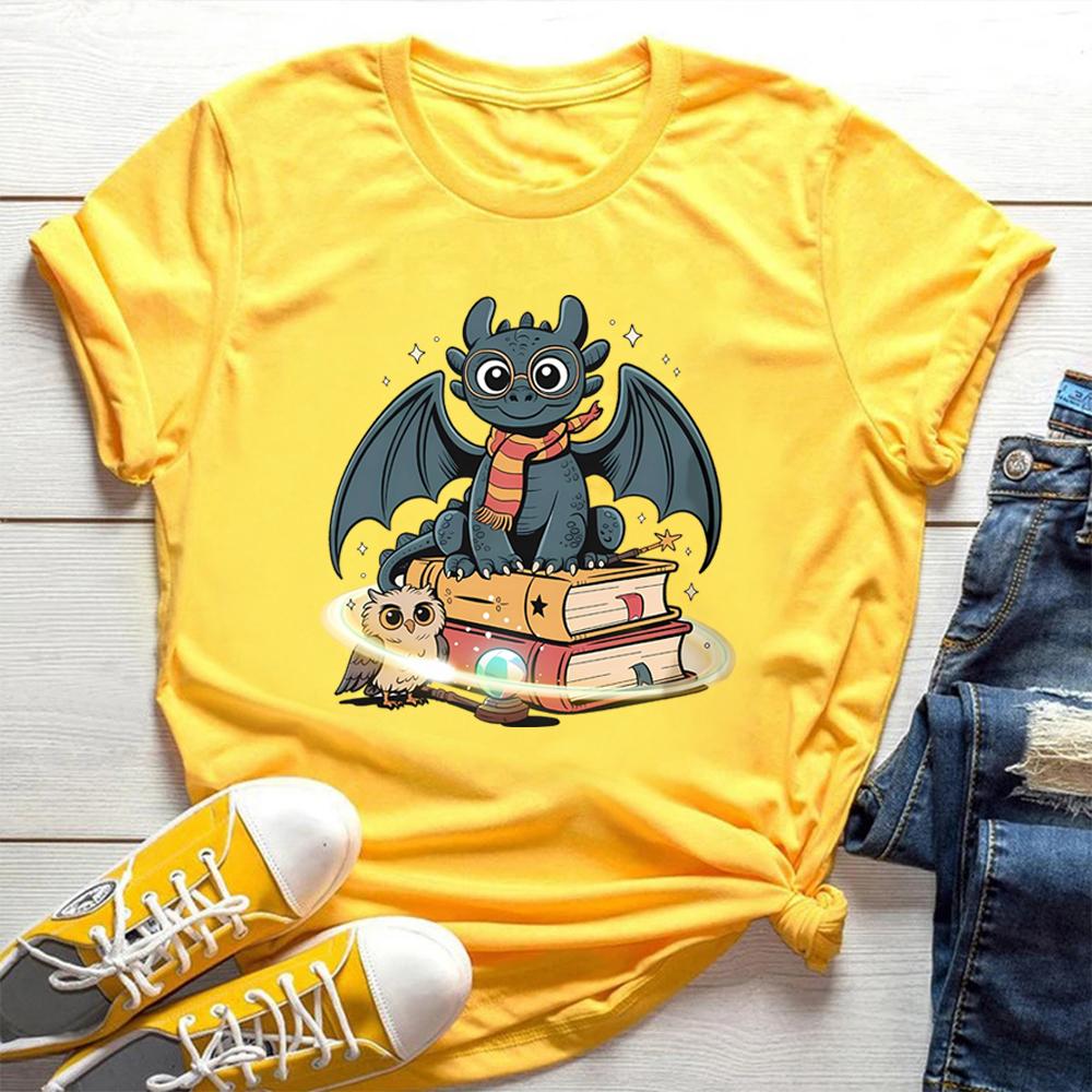 Toothless Vintage Tshirt How To Train Your Dragon Tshirt Dragon Graphic T Shirts Bookish Shirt Unisex Women Short Sleeves Tops