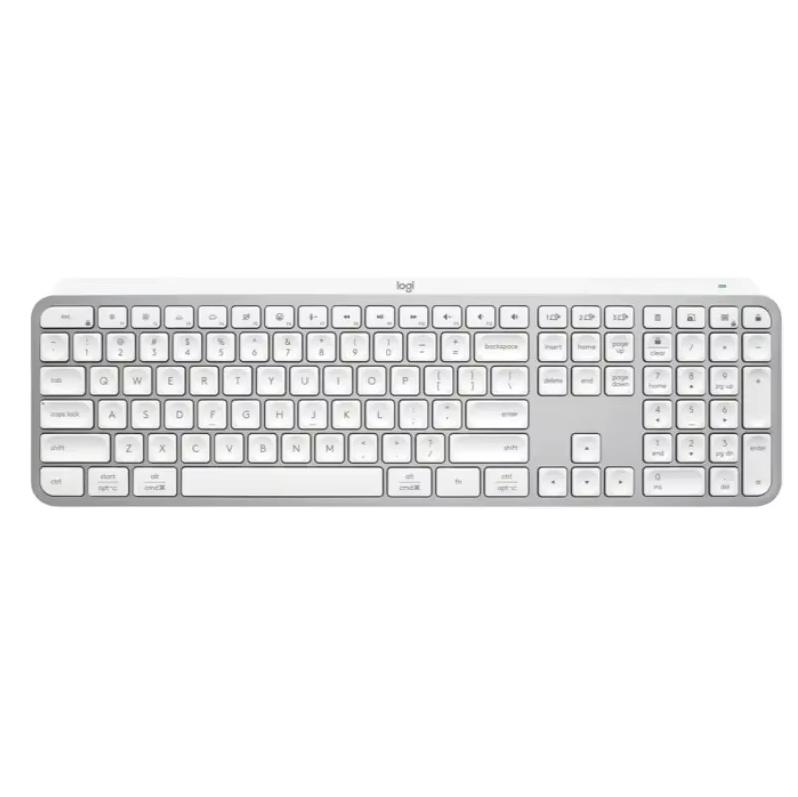 Logitech MX Keys S Wireless Bluetooth Keyboard Ultra-thin Full-size Ergonomic Intelligent Backlight with Wireless Receiver