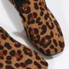2024 Женские туфли-лоферы Rerto Flats Новые повседневные туфли для ходьбы с квадратным носком Женские модные кроссовки с леопардовым принтом Zapatos Mujer