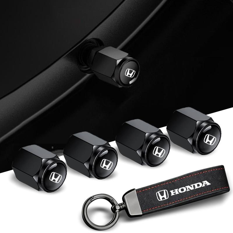 Колпачки клапанов колес автомобиля Чехол Брелок-брелок из замши для Honda Civic XR-V CR-Z CRV HRV City Accord Legend Jazz RR VTi Fit