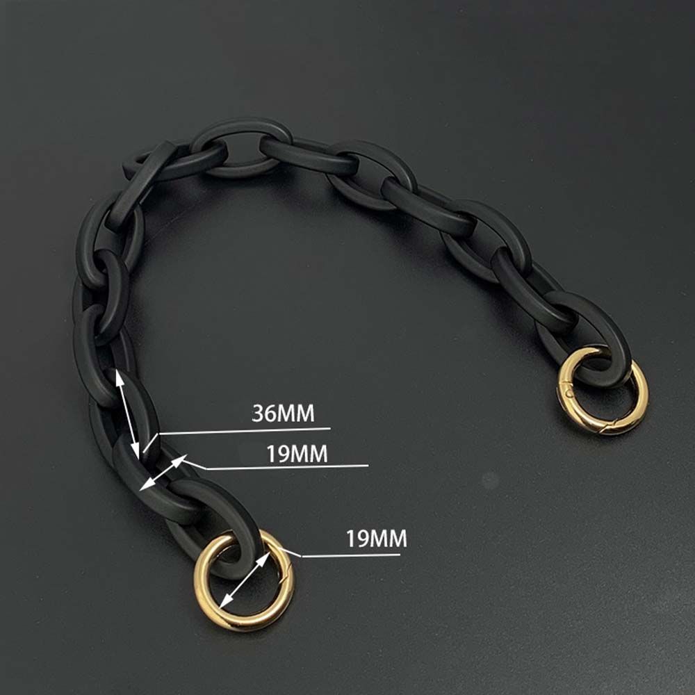 Shoulder bag Black Bag Accessory Short Bag Strap Handbag Handle Underarm Bag Chain Acrylic Bag Belt