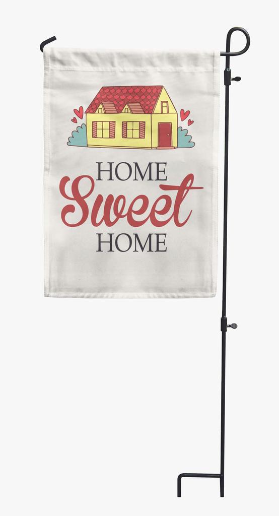 Printtoo Tan Home Sweet Home Garden Летний кемпинг Флаги для кемперов Двусторонний флаг Уличный декор Знак