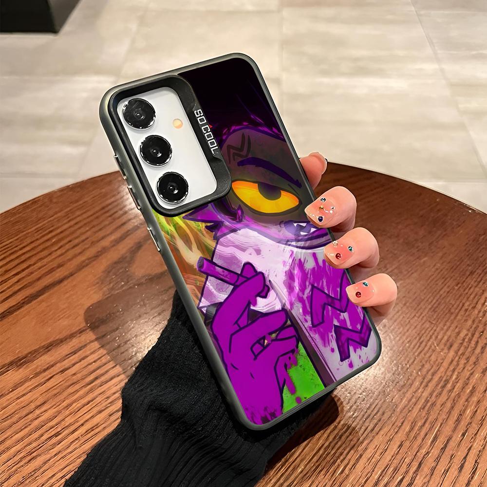 Мультяшный чехол для телефона H-Homestuck для Samsung Galaxy S25 S24 S23 S22 S21 S20 Note20 Ultra Plus Fe цветной серебристый