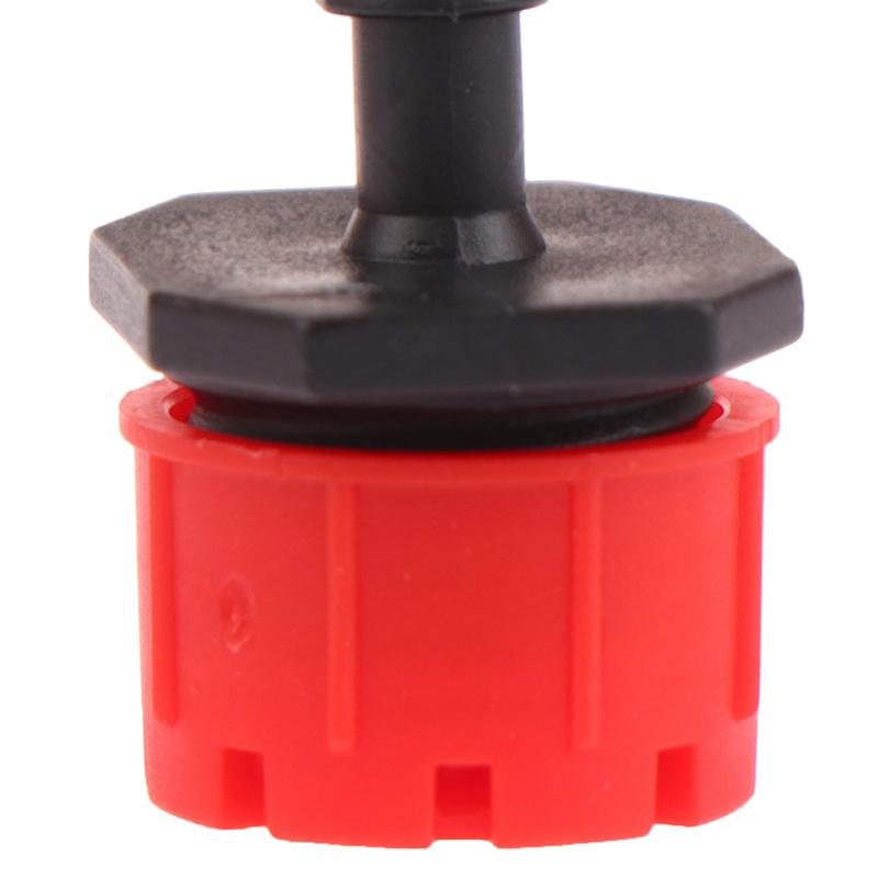 50 шт. 1/4 дюйма, насадка для орошения сада, регулируемая капельница, спринклер для полива