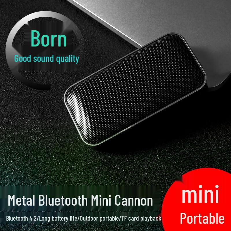 Compact Metal Portable Bluetooth Speaker