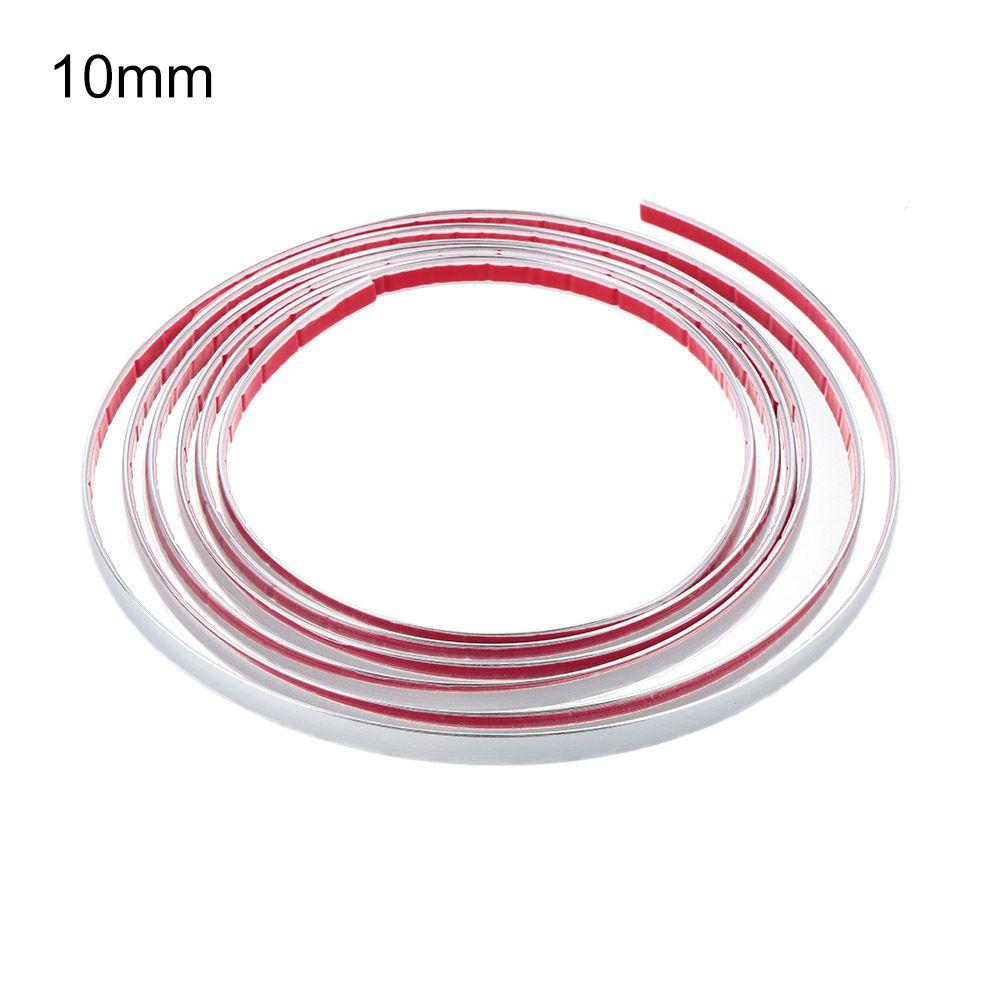 Width Styling Auto DIY Moulding Trim Adhesive Sticker  Bumper Protective Car Body Chrome Strip