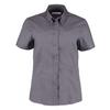 Womens/Ladies Premium Oxford Tailored Short-Sleeved Shirt