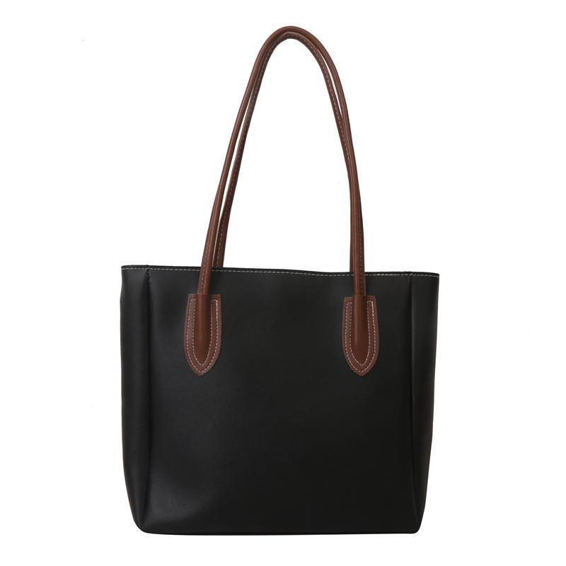 Модная женская сумка-тоут из искусственной кожи большой вместимости 2023 трендовая уличный стиль сумка на плечо