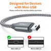 Мини-USB-кабель JXMOX, (3,3 фута 2 шт.) USB 2.0 Type A Папа на Mini B Зарядный кабель Совместим с Hero 3+, Контроллером PS3, Цифровой камерой, Видеорегистратором,