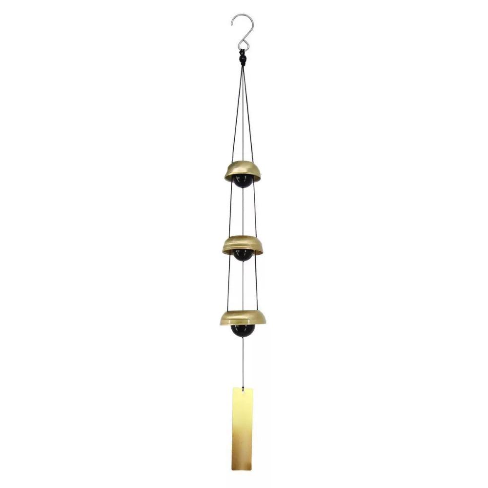 Crisp Sound Temple Wind Bell 3/5 Layer Wishing Wind Chime Balconies