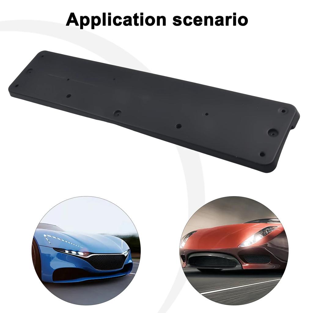 Черный кронштейн номерного знака переднего бампера для Mercedes E-CLASS W212 2009-2016 A2128170078 2128170078