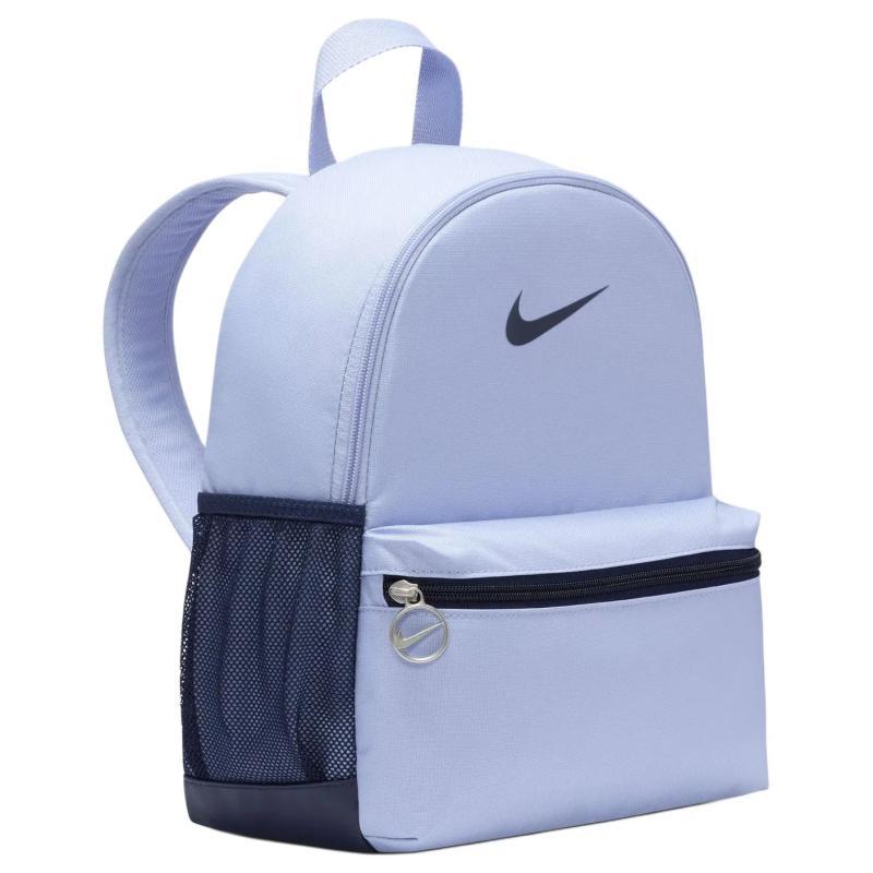 Nike Рюкзак детский полиэстеровый Brasilia сине-черный повседневный FZ7222-479