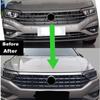 Для VW Jetta MK7 2019 2020 2021 2022 детали автомобиля передняя сетка решетка клип украшение