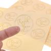 120Pcs Transparent Round Thank You Seal Sticker Diy Baking Gift Box Label ADM