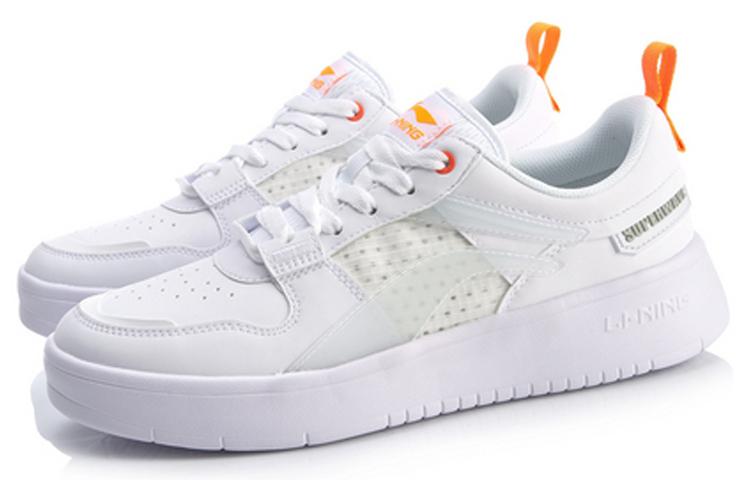 Li Ning Wave Superwave Lite Синтетическая кожа Повседневные Легкие и дышащие Низкие Скейтбордические кроссовки Мужские AGCQ063-2