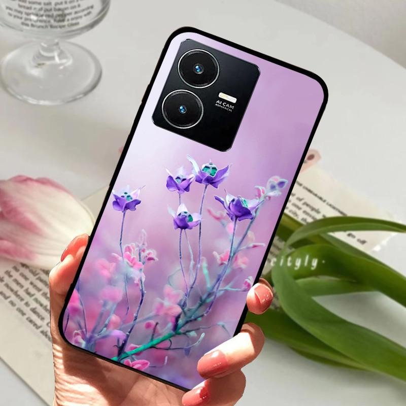 Для Vivo Y22S 2022 Чехол Ударопрочный Мягкий ТПУ Силиконовый Чехол для Телефона Для Vivo Y22 Y 22 V2207 Y22S V2206 Funda Capa Мультяшный Vivoy22
