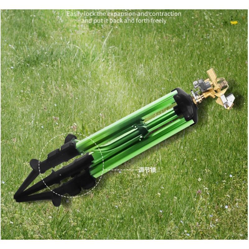 360 ° Rotating Swing Arm Nozzle Waterbird Tripod Garden Grassland Lawn Sprinkler Garden Sprinkler Green Irrigation