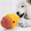 Bite Resistant Feeding Dog Toy Leak Proof Pet Slow Food Bowl Cartoon Pinecone Shape Dog Toy  Home