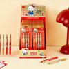 Шариковая ручка Sanrio Hello Kitty Черная 0,5 мм - Идеально подходит для экзаменов и студентов, с ощущением высокого качества