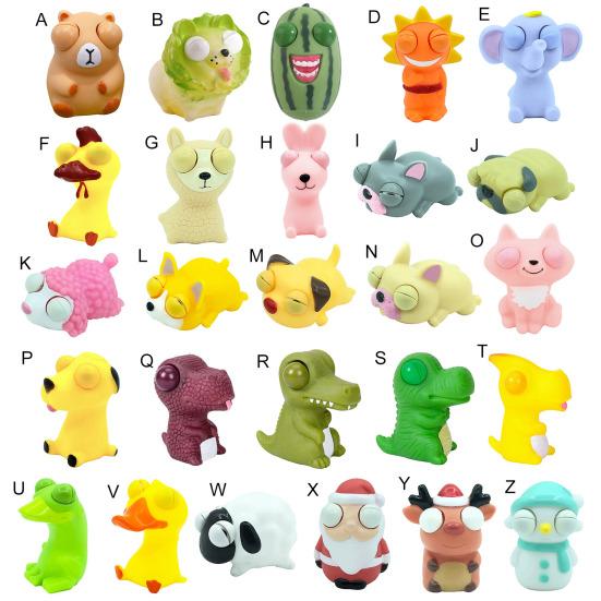 Игрушка для снятия стресса Yousheng, сжимаемая, дракон, собака, кролик, много форм, карманный размер, игрушка для снятия напряжения, стресса, не деформируется, водонепроницаемая игрушка