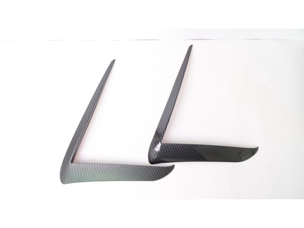 2025+ Tesla Model Y Facelift Front Bumper Wind Deflector & Headlight Eyebrow Spoiler