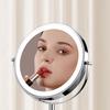 Зеркало для макияжа с подсветкой 3/5/10X, регулируемая высота и яркость, перезаряжаемое двухстороннее увеличительное зеркало
