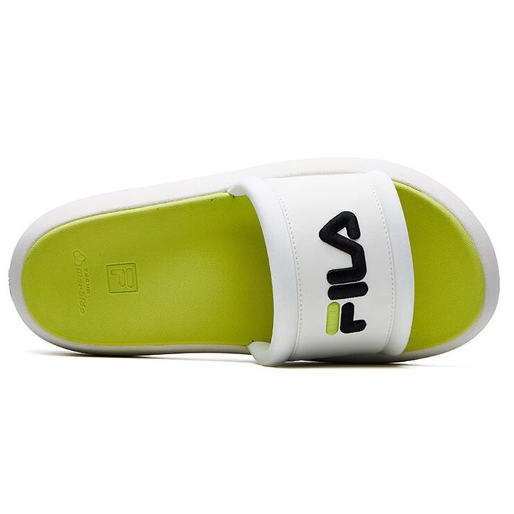 Fila Heritage-FHT Donut Thick Sole Fashion Casual Slide Sandals Women Sandals Snow-White F12W124622FSW