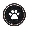 1 Pair Car Coaster Diamond-Studded Bear Paw Pattern Non-Slip Heat-Insulating Car Universal Water
