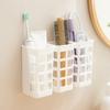 Hair Tool Organizer Wall Mounted Brushes Holder Use Punch Free  Multifunctional Organizer Rack Morden Bathroom Shelves