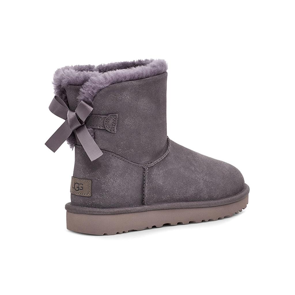 (WMNS) UGG Mini Bailey Bow II Сиреневый с блестками, на меховой подкладке, женские, размер 11, 1112533-NHT