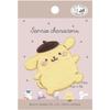 Нашивка Pioneer Sanrio Characters Pompompurin Mukyumukyu с 1 частью, высота 60 мм x ширина 60 мм, двойного назначения, наклейка/утюг SCW650-SCW60