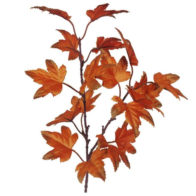4 шт. искусственные кленовые листья ветки 39 см искусственные осенние листья растения для дома, кухни, фермерского дома, стол на День благодарения, камин, декор на Хэллоуин