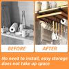 Under-Cabinet Cutting Board Holder Cookware Organizer Strong Load-bearing Easy To Install Pot Lid Holder Storage Shelf