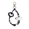 Cloud Love Beaded Heart Keychain - Women's Korean & Japanese Style