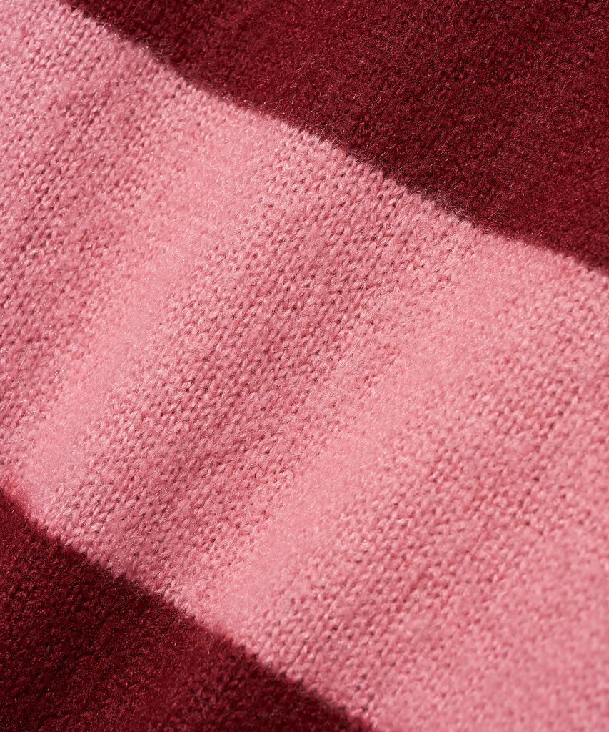 PHYSICAL DEPARTMENT Apple Label Striped Knit_Pink