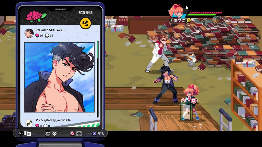 Nekketsu Koha Gaiden River City Girls 1 2 с календарем-постером B2 PS4 Kunio-kun & -