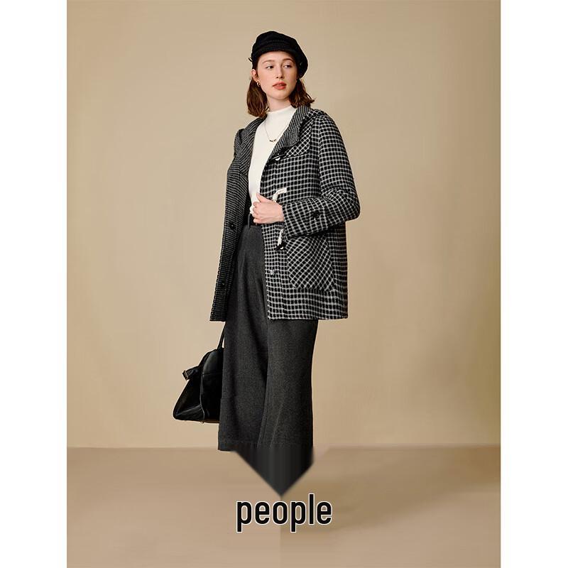 Женские повседневные укороченные брюки широкого кроя INMAN из смесовой шерсти