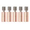 5PCS Bimetal Heat Break Ti Alloy Copper Heatbreak Replacement for Prusa I3 MK3 MK3S 3D PrinterSmooth