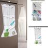 1 шт., подвесная сумка для хранения в ванной, сетчатый органайзер для душа с вращающейся вешалкой