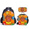 Школьный набор с принтом Yogabbagabba Yo Gabba Gabbalan Рюкзак Сумка для еды Пенал Набор из 3 предметов