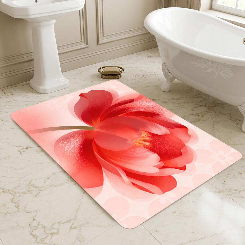 Tulip Bloom Living Room Nonslip Area Rug Soft Carpet For Bedroom Game Playroom Sofa Office Home Decor Doormat Christmas Gift C929662