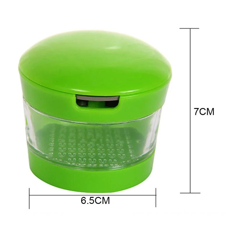 Многофункциональный Маленький Мини Измельчитель Чеснока Креативный Измельчитель Чеснока и Овощей Кухонный Инструмент Контейнер для Пюре из Чеснока Домашние Аксессуары