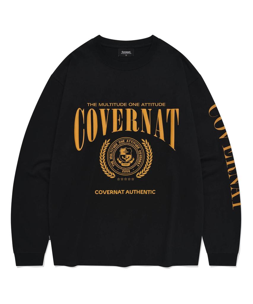 COVERNAT Emblem Long Sleeve Black