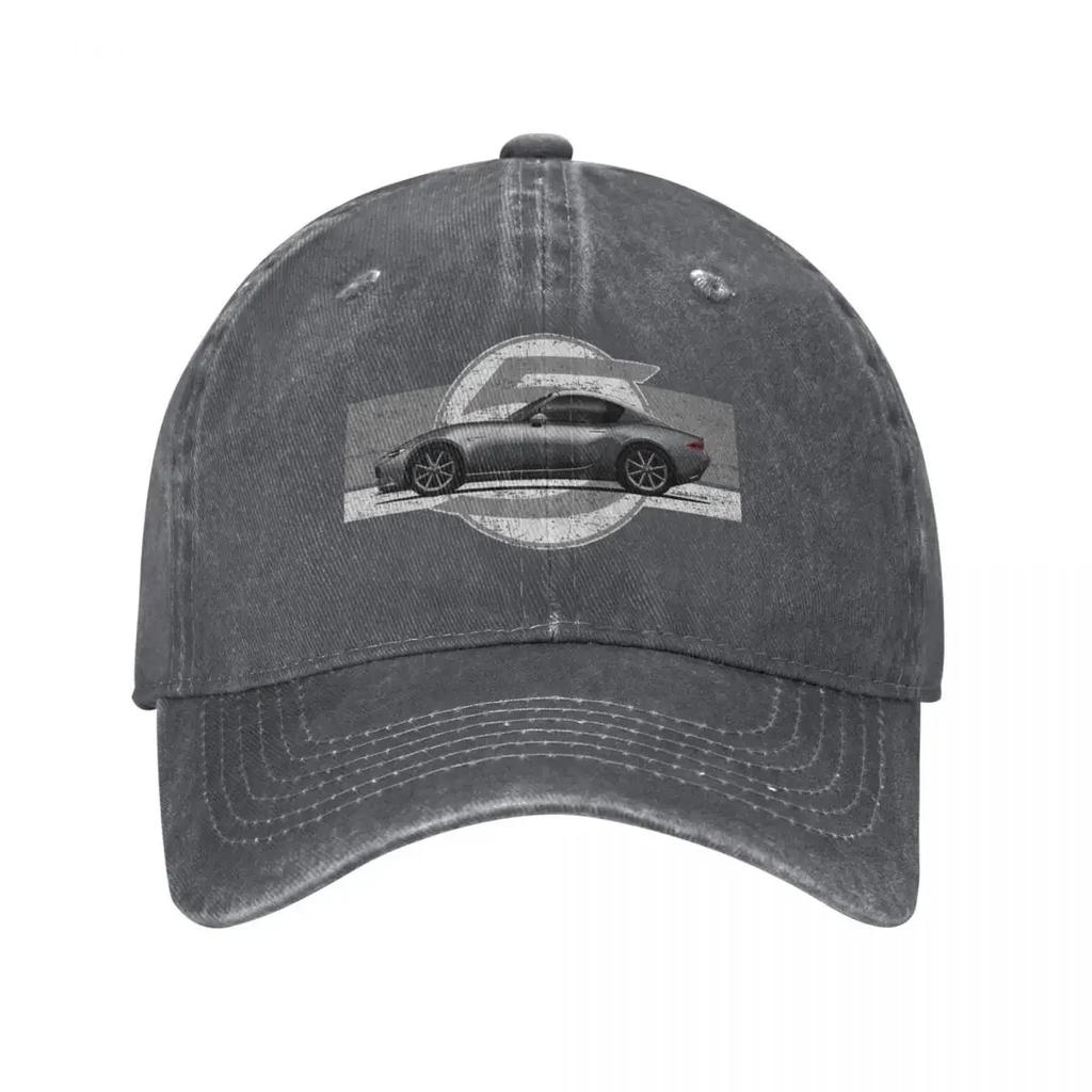 My drawing of the iconic Japanese roadster sports car RF with background Baseball Cap custom Hat Luxury Cap Boy Womens