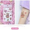Glitter Princess Tattoo Stickers for Kids – Perfect for Party Desserts