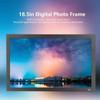 18.5inch Digital Picture Frame 1080P Portable Monitor HD Advertising Machine For Home 100‑240V Black Digital Photo Frame