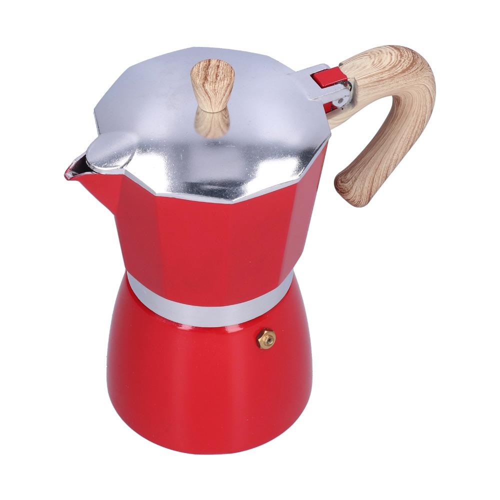 300ML Capacity Moka Pot Aluminum Alloy Coffee Maker Coffee Brewing Coffee Kettle Home Use